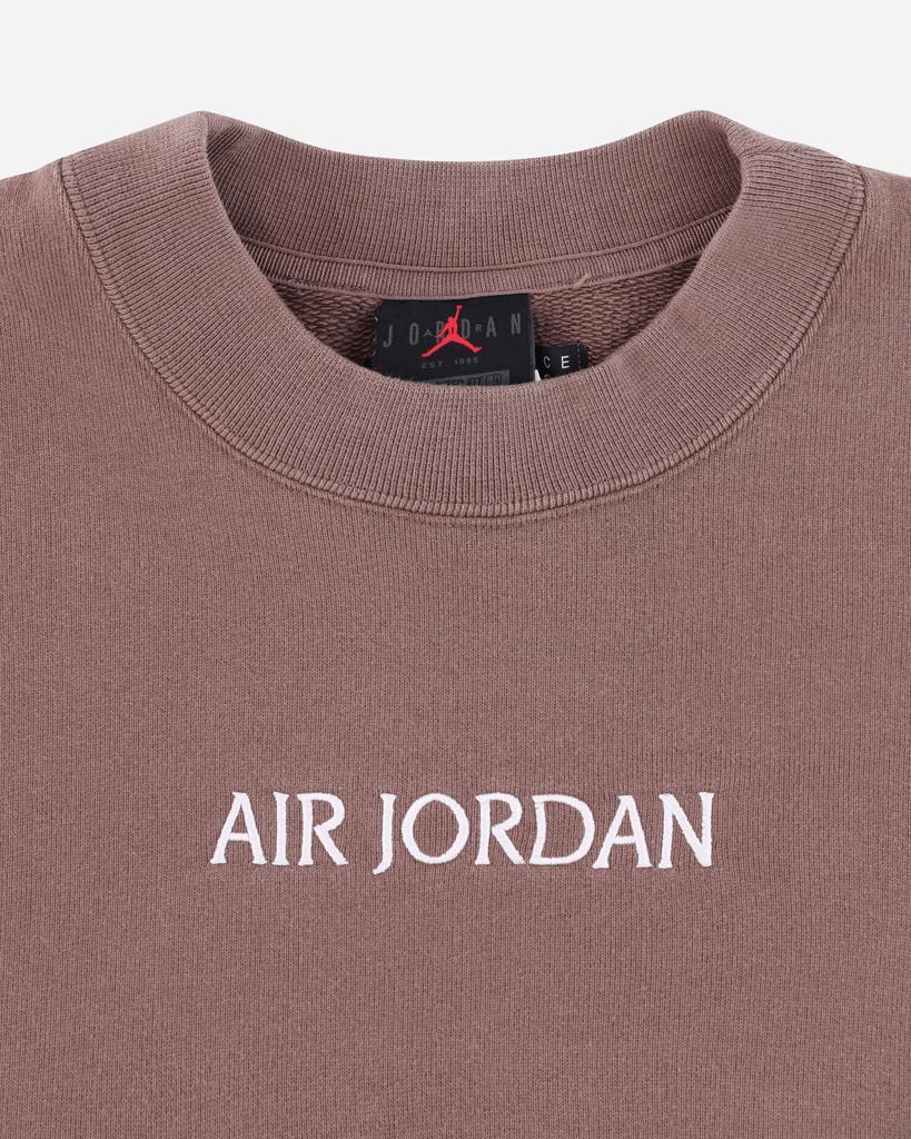 商品Jordan|WMNS Wordmark Fleece Crewneck Sweatshirt Brown,价格¥432,第5张图片详细描述