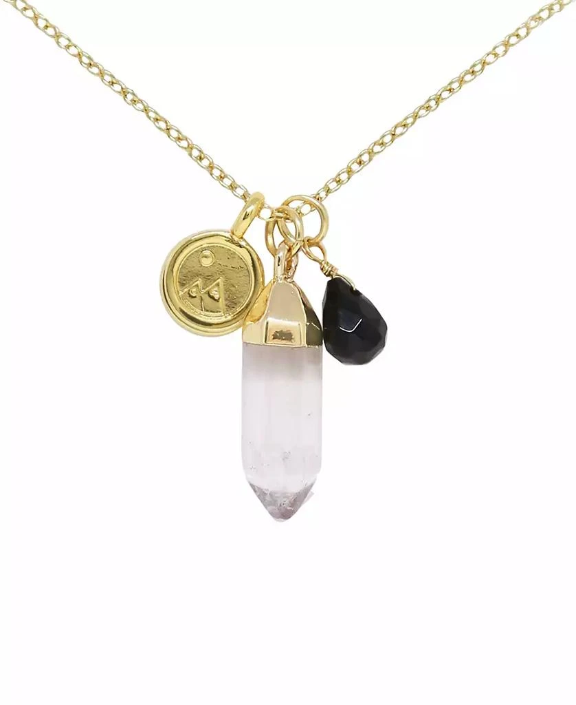 商品CHARGED|Crystal Gemstone Charm Necklace,价格¥300,第1张图片详细描述