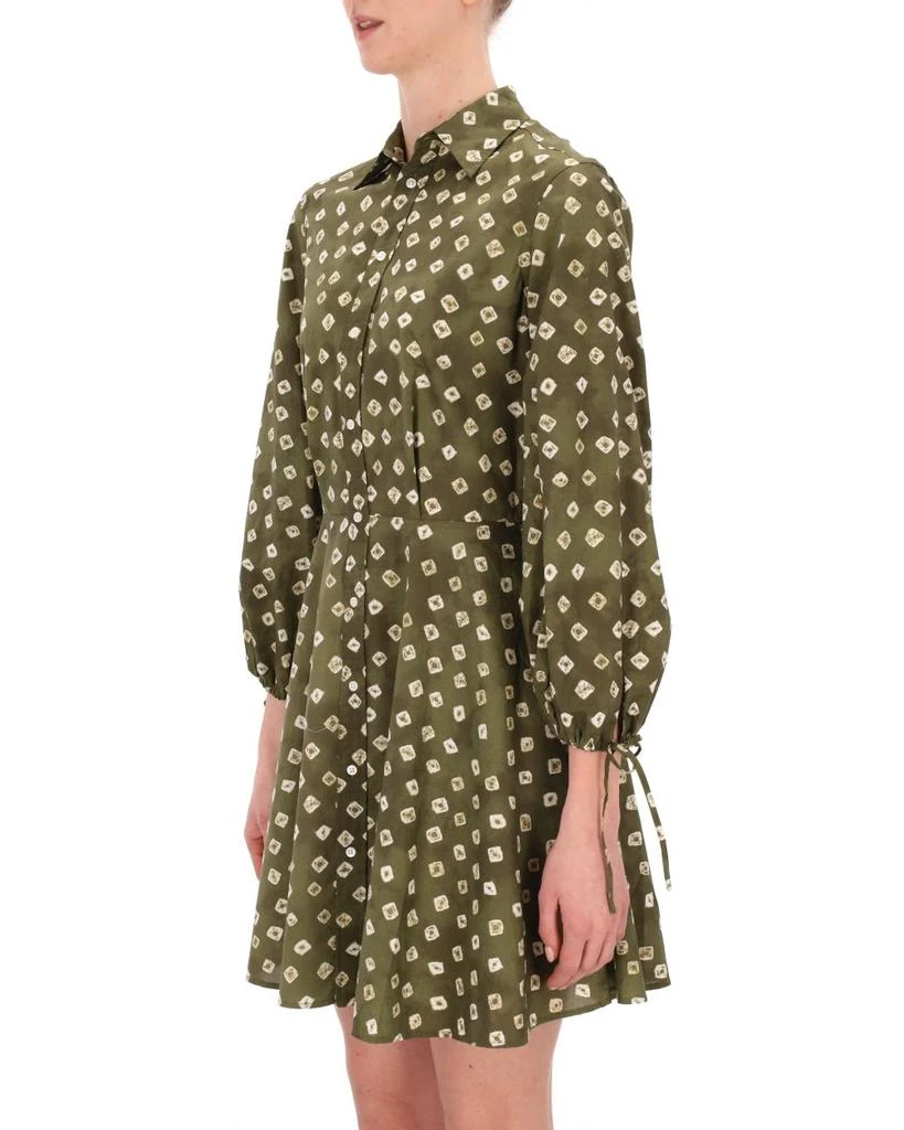 商品Ralph Lauren|Ralph L AU Ren Women's  Green Cotton Dress,价格¥2587,第3张图片详细描述