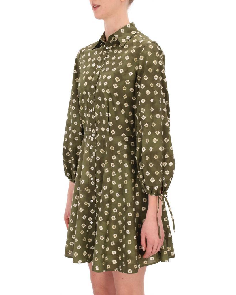 商品Ralph Lauren|Ralph L AU Ren Women's  Green Cotton Dress,价格¥2758,第5张图片详细描述