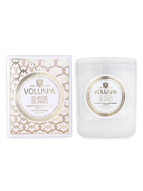 商品Voluspa|Suede Blanc Boxed Classic Candle,价格¥224,第4张图片详细描述