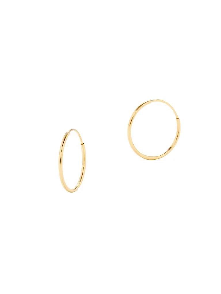 商品brook & york|Cleo 14K Gold-Vermeil Hoop Earrings,价格¥823,第1张图片