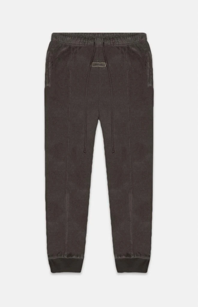 商品Essentials|Women's Off Black Velour Sweatpants,价格¥826,第1张图片