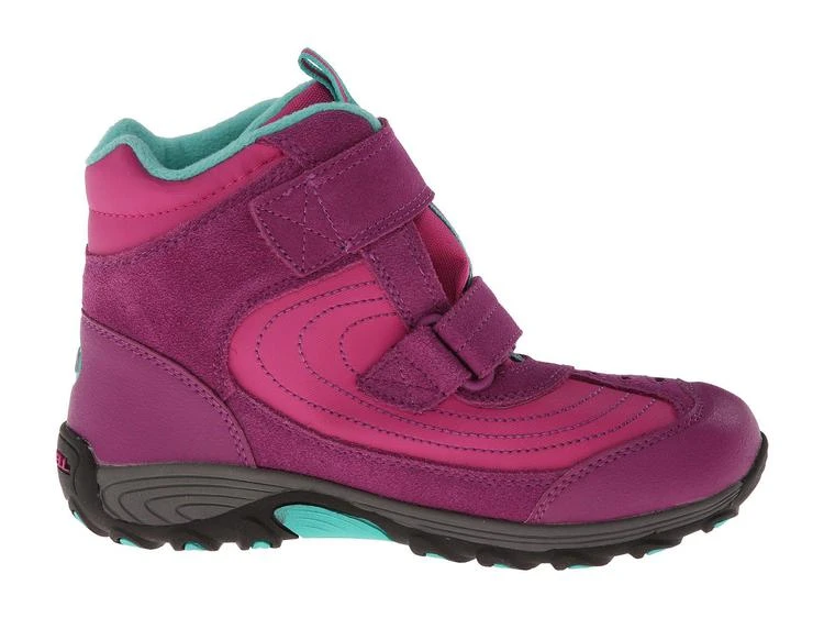 Merrell Kids Moab Polar Mid Strap 2.0 Waterproof (Big Kid) 女童雪地靴 商品