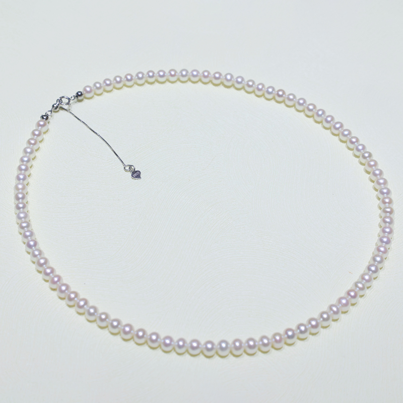 925银5-5.5mm淡水珍珠项链商品第2张图片规格展示