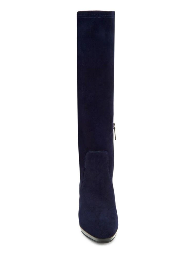 商品Aquatalia|Dahlia Stretch-Suede Knee-High Boots,价格¥2085,第4张图片详细描述