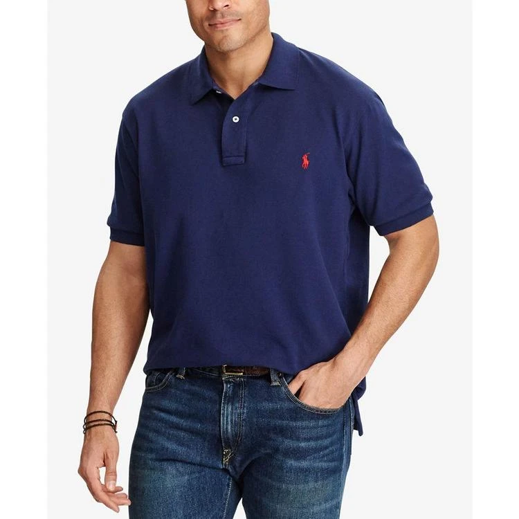商品Ralph Lauren|Men's Big and Tall Classic-Fit Cotton Mesh Polo,价格¥731,第2张图片详细描述