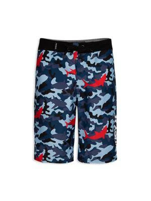 商品Hurley|Boy's Shark Bait Swim Board Shorts,价格¥73,第1张图片