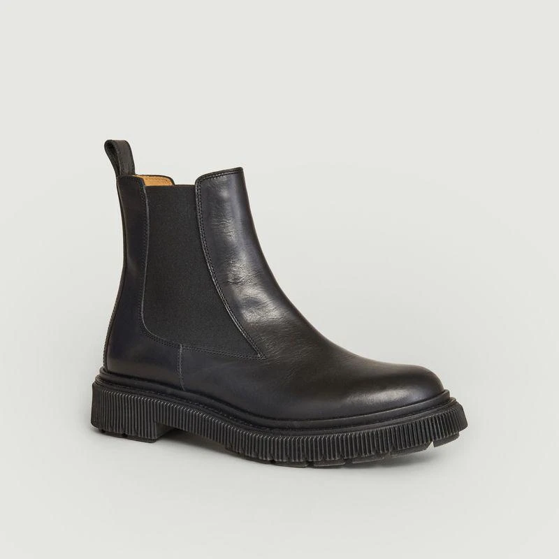商品L'Exception Paris|Leather Chelsea Boots type 146 Adieu X LException Noir LException Paris,价格¥3414,第1张图片