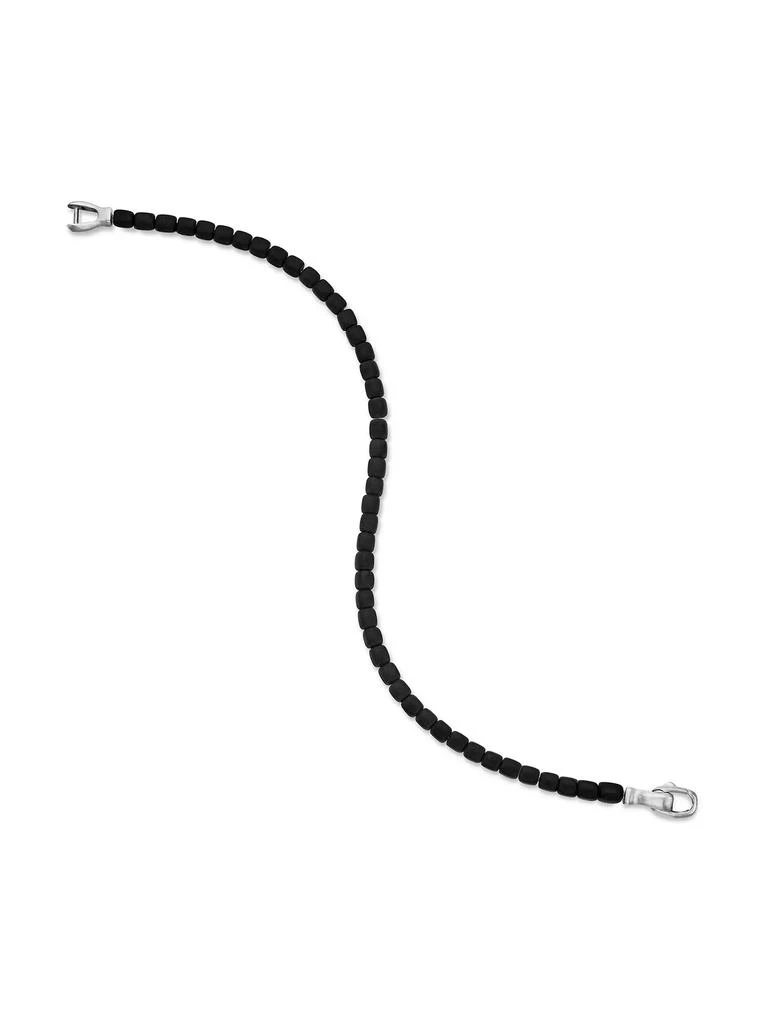 商品David Yurman|Spiritual Beads Cushion Bracelet in Sterling Silver,价格¥3171,第5张图片详细描述
