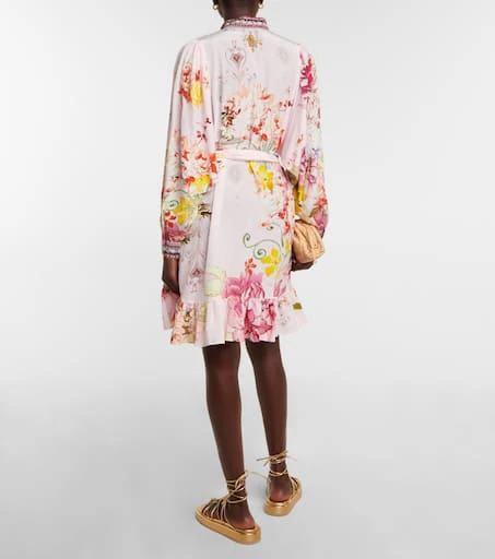 商品Camilla|Floral silk minidress,价格¥3861,第3张图片详细描述