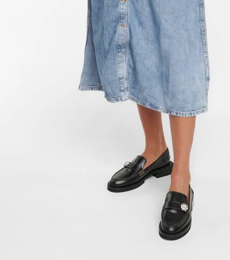 商品Ganni|Denim midi dress,价格¥2311,第5张图片详细描述