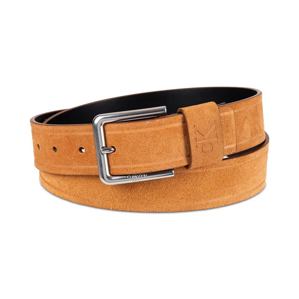 商品Calvin Klein|Men’s Casual Suede Embossed Jeans Belt,价格¥221,第1张图片