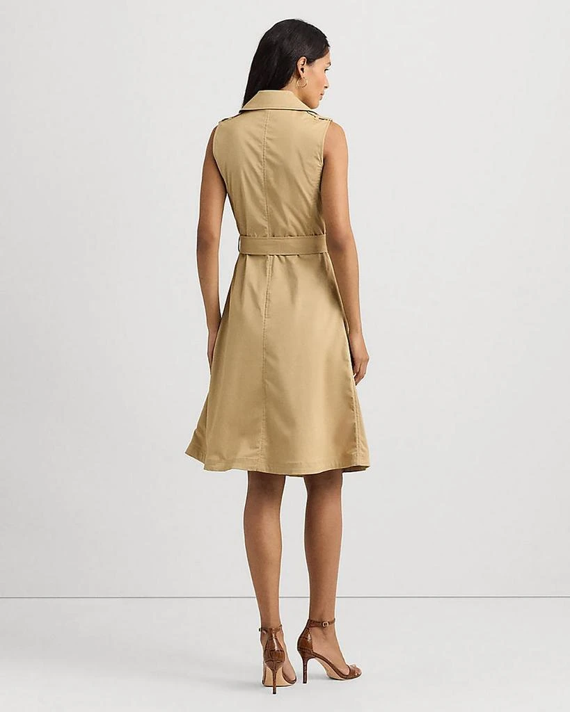 Belted Sleeveless Twill Dress 商品