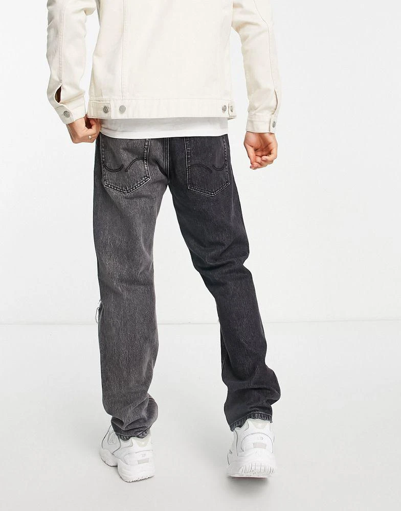 商品Jack & Jones|Jack & Jones Intelligence Mike straight jean in black,价格¥237,第3张图片详细描述