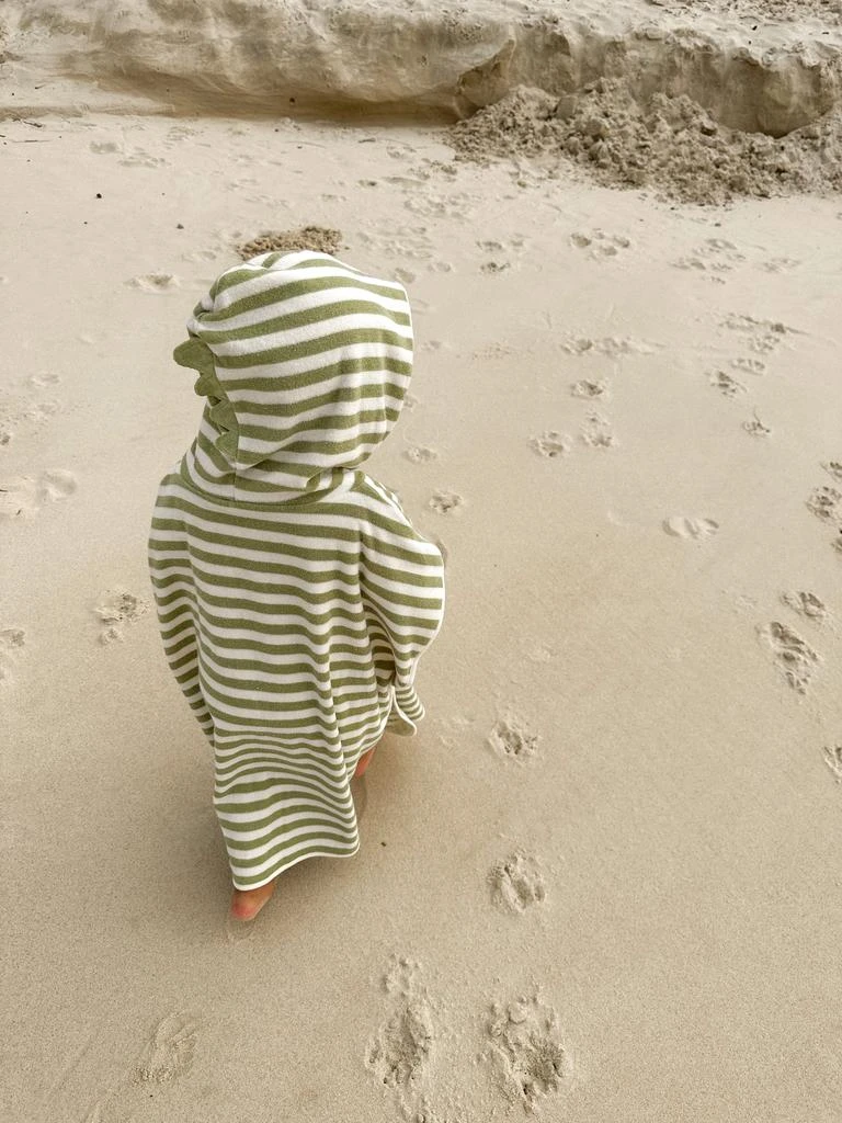 商品Sunnylife|Kids Into the Wild Character Hooded Towel in Green (86cm),价格¥189,第2张图片详细描述