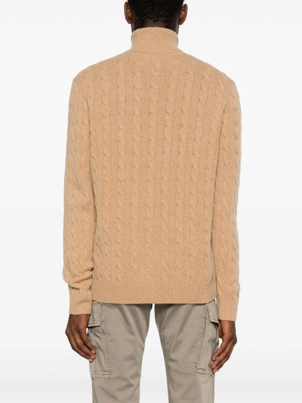 商品Ralph Lauren|Ralph Lauren 男士针织毛衣 710876836006 浅棕色,价格¥1694,第4张图片详细描述