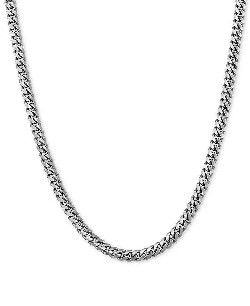 商品Giani Bernini|Curb Link 18" Chain Necklace in Sterling Silver or 18k Gold-Plated Over Sterling Silver,价格¥784,第1张图片