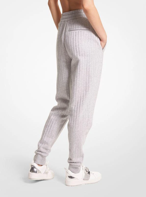商品Michael Kors|Studded Organic Cotton Blend Joggers,价格¥298,第2张图片详细描述