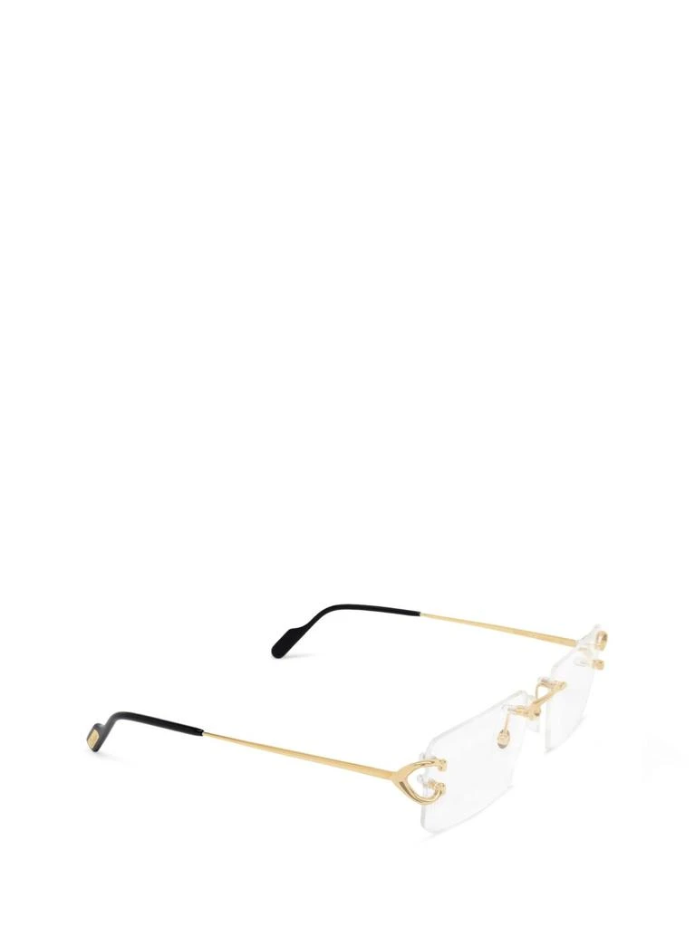 商品Cartier|Cartier Rectangle Frame Glasses,价格¥5685,第2张图片详细描述