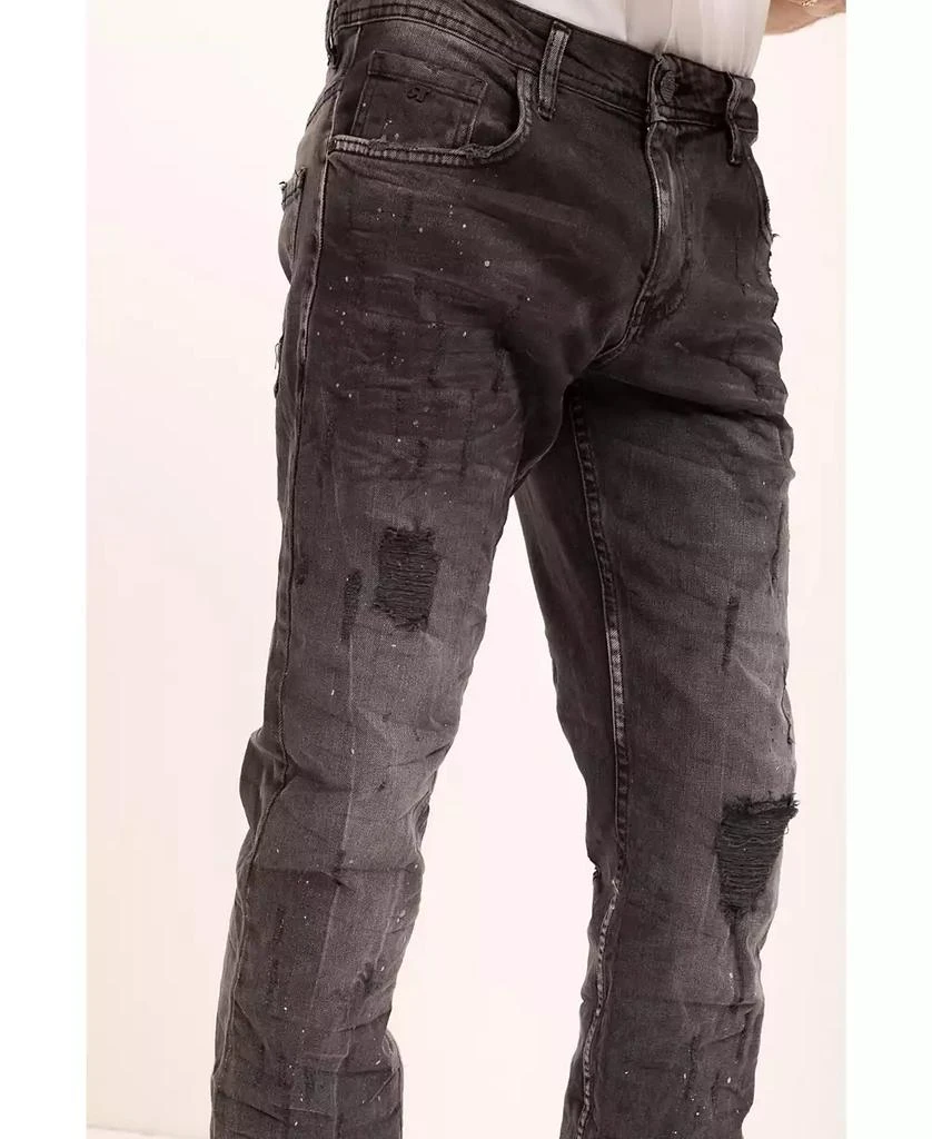 商品RON TOMSON|Men's Modern Distressed Denim Jeans,价格¥1261,第3张图片详细描述