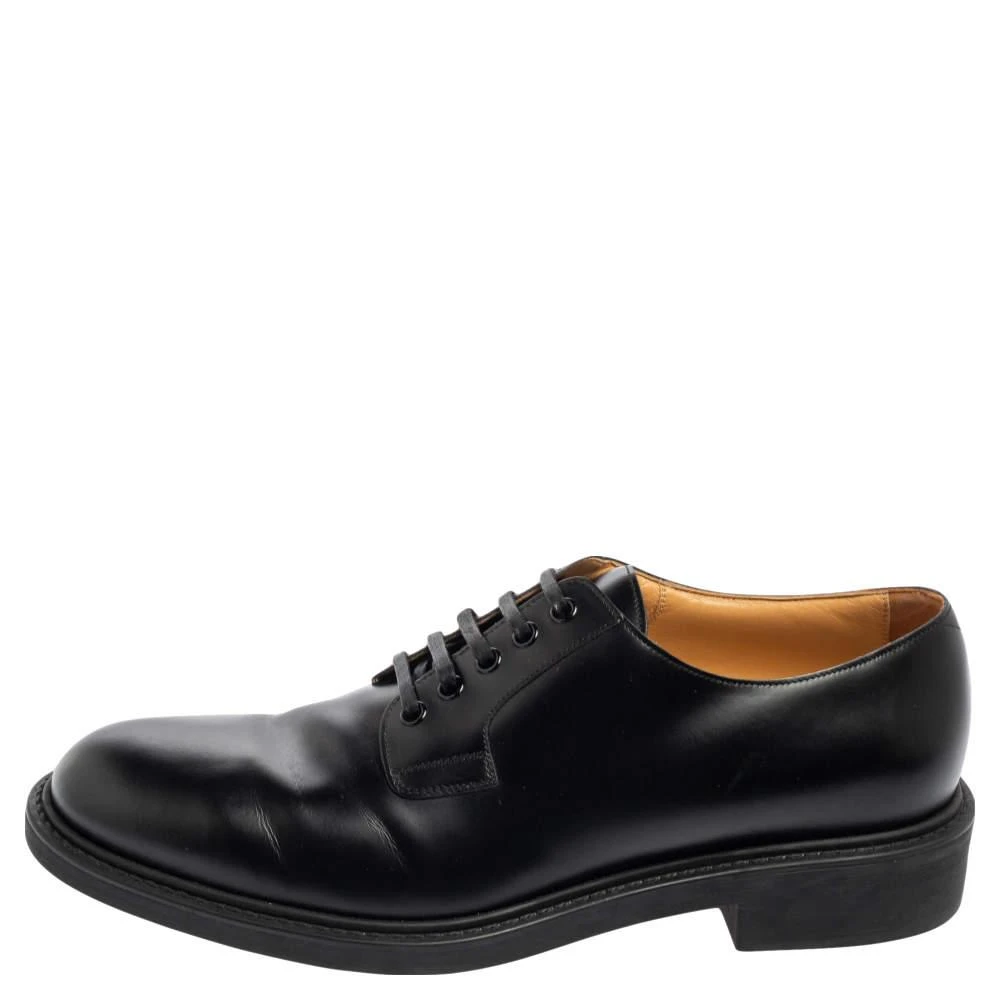 商品[二手商品] Louis Vuitton|Louis Vuitton Black Leather Lace-Up Derby Size 41.5 ,价格¥3119,第2张图片详细描述