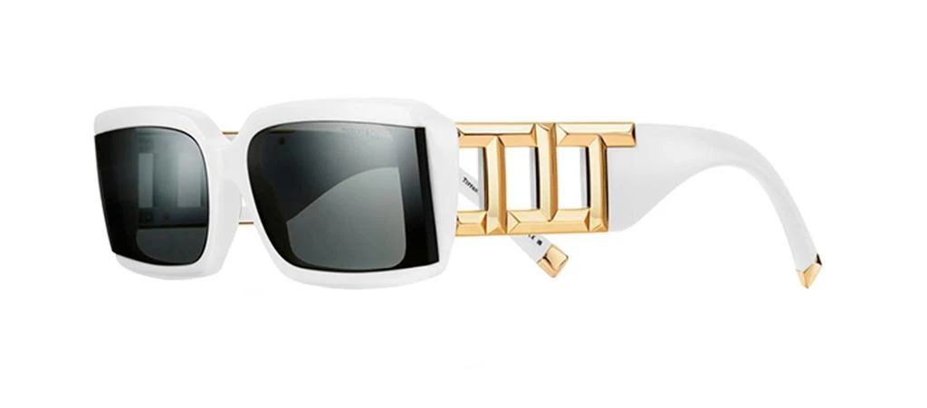 商品Tiffany & Co.|Tiffany & Co. 0TF4197 8357S4 Rectangle Sunglasses from TIFFANY T,价格¥2254,第1张图片详细描述
