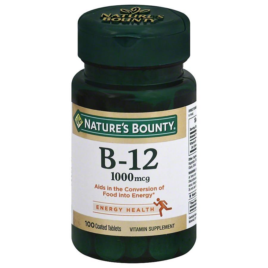 商品Nature's Bounty|Vitamin B-12, 1000mcg, Tablets,价格¥94,第1张图片