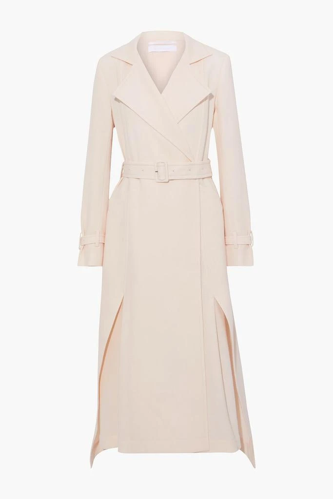 商品ROLAND MOURET|Elbury double-breasted belted wool-crepe coat,价格¥4045,第3张图片详细描述