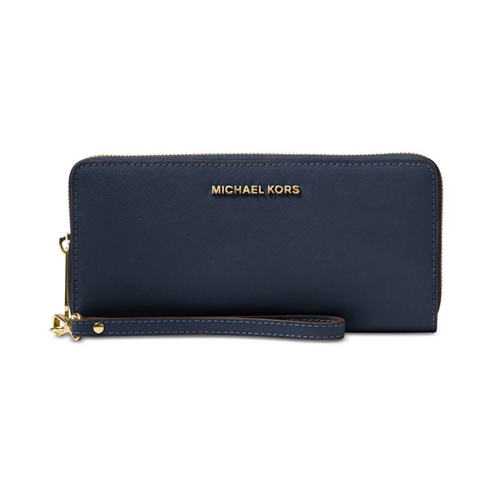 商品Michael Kors|MICHAEL Michael Kors Jet Set Travel Continental Wallet 十字纹钱包,价格¥496,第1张图片