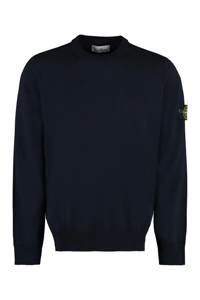 商品Stone Island|Stone Island Virgin Wool Crew-neck Pullover - Men,价格¥4096,第1张图片