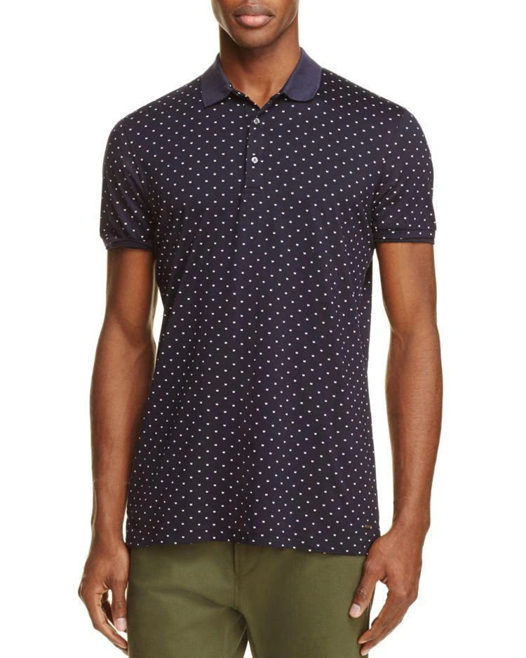 商品Scotch & Soda|Dot Print Slim Fit Polo Shirt,价格¥210,第1张图片