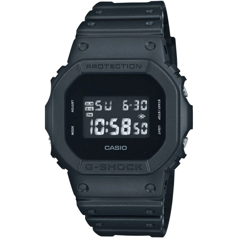 商品Casio|Mens Casio G-Shock Alarm Chronograph Watch DW-5600BB-1ER 卡西欧手表,价格¥763,第1张图片