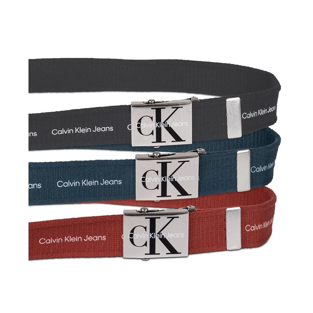 商品Calvin Klein|Men's 3pk. Logo Web Belts,价格¥152,第2张图片详细描述