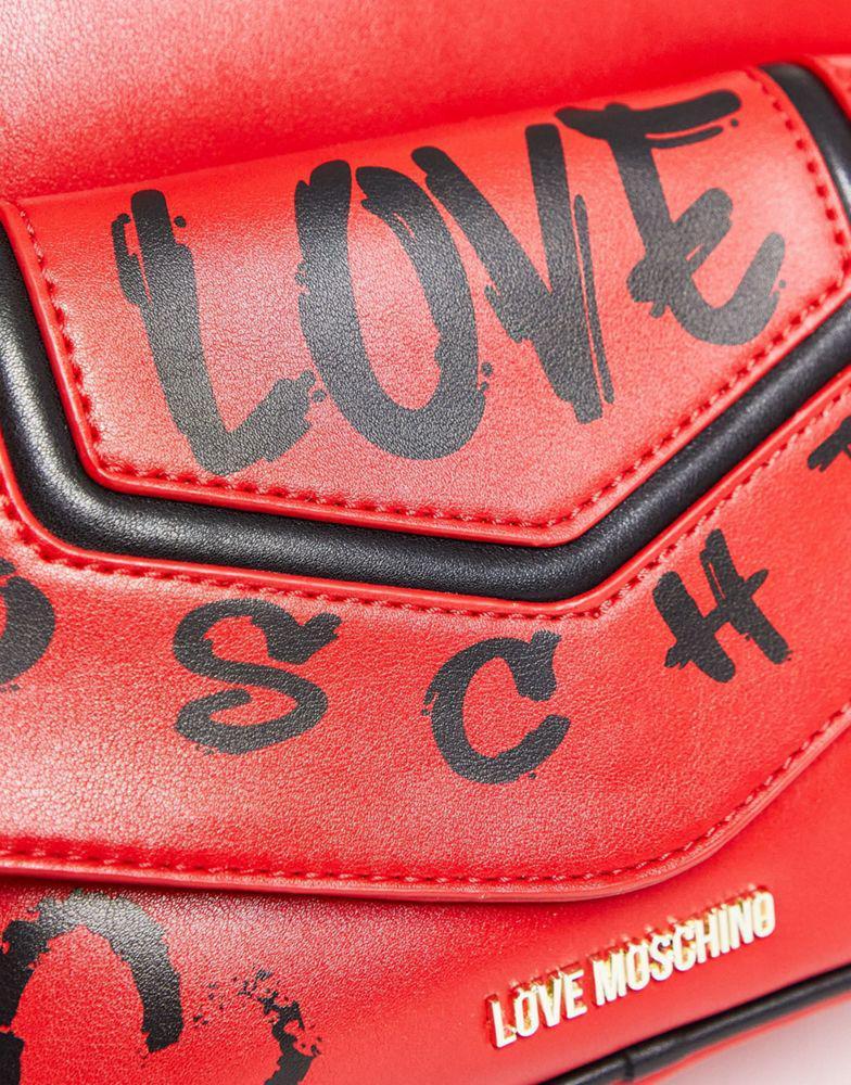 商品Moschino|Love Moschino logo backpack in multi,价格¥1040,第6张图片详细描述