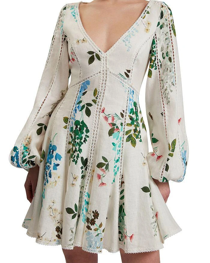 商品Ted Baker London|Belvida Linen Floral Lace Trim Dress,价格¥2763,第1张图片详细描述