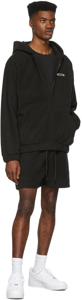 商品Essentials|Black Polar Fleece Shorts短裤,价格¥537,第5张图片详细描述