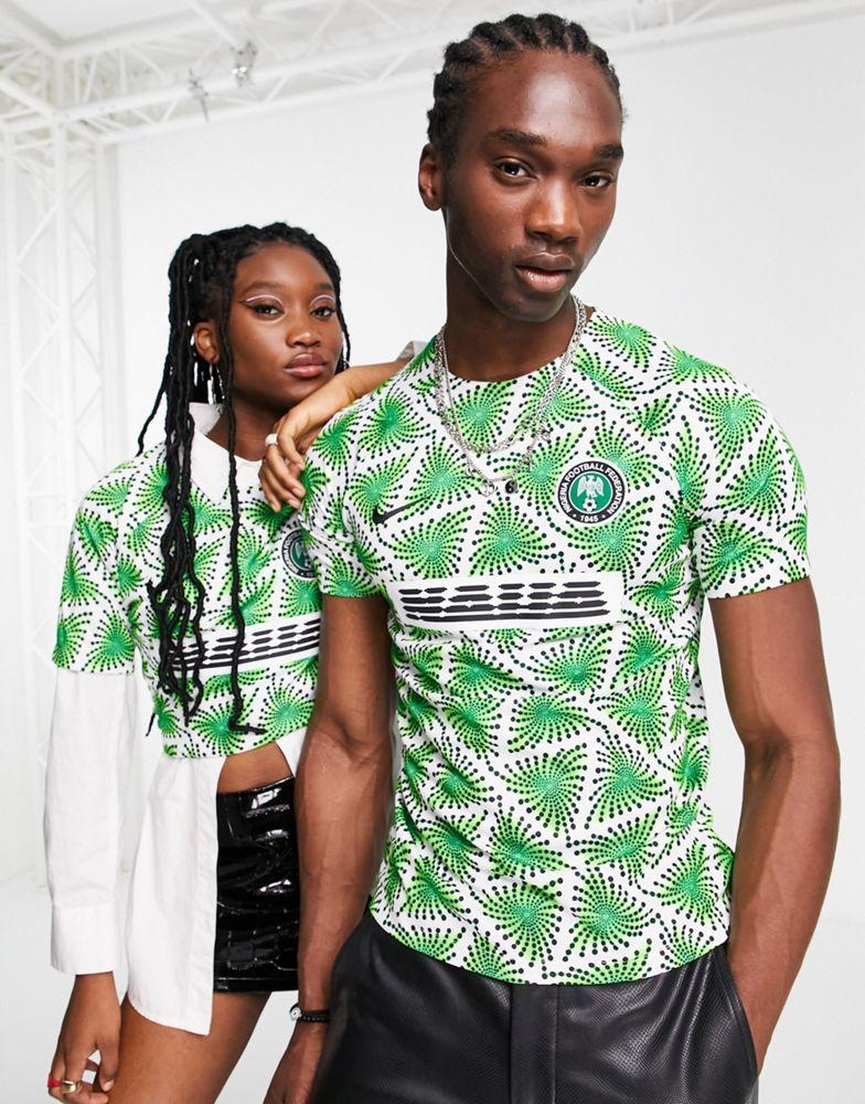 Nike Football World Cup 2022 Nigeria unisex premium t-shirt in black商品第1张图片规格展示