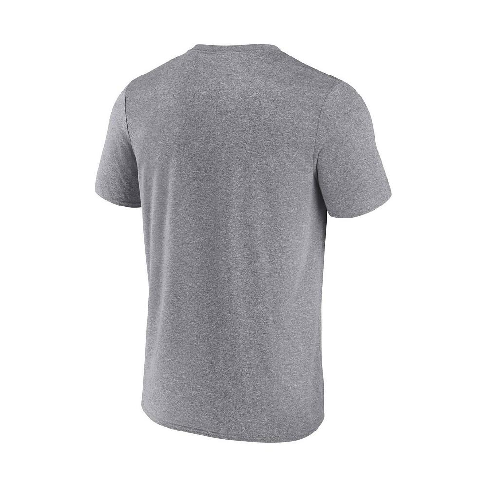 Men's Branded Heathered Gray Seattle Mariners Durable Goods Synthetic T-shirt商品第3张图片规格展示