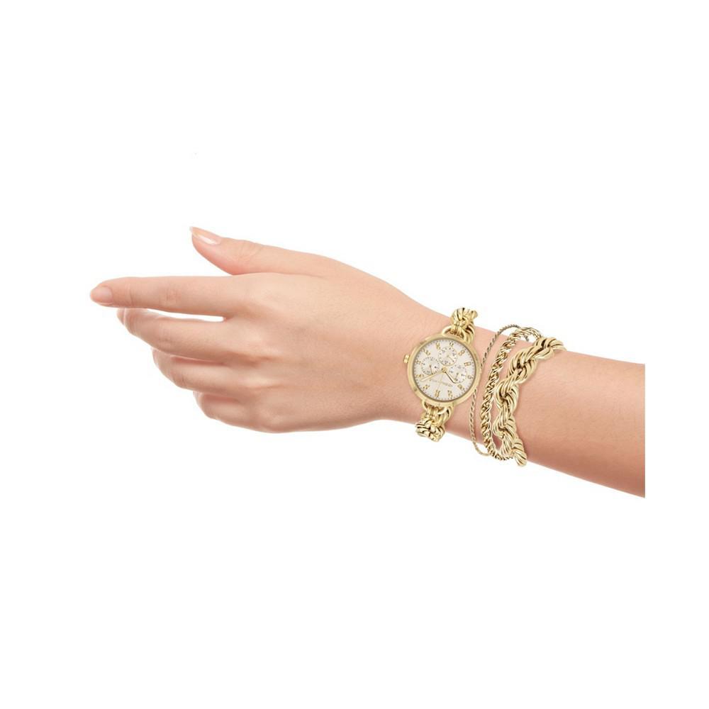 商品KENDALL & KYLIE|iTouch Women's Gold-Tone Metal Bracelet Watch,价格¥353,第4张图片详细描述