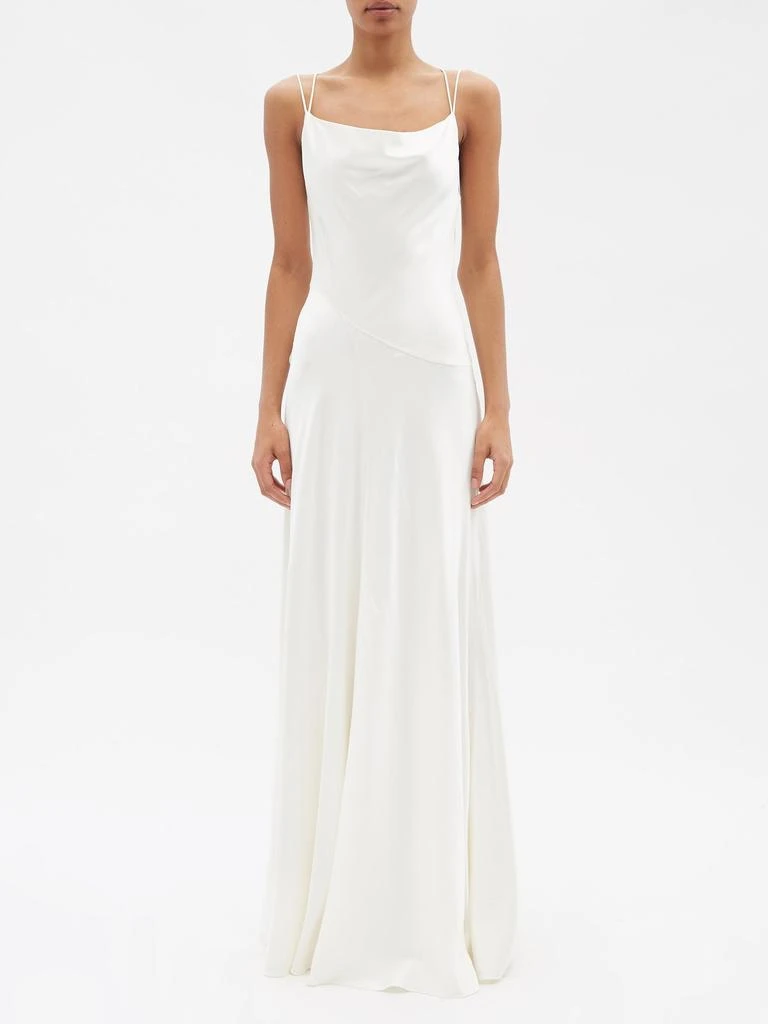 商品ROKSANDA|Nadiana lace-up back silk-satin gown,价格¥6238,第1张图片