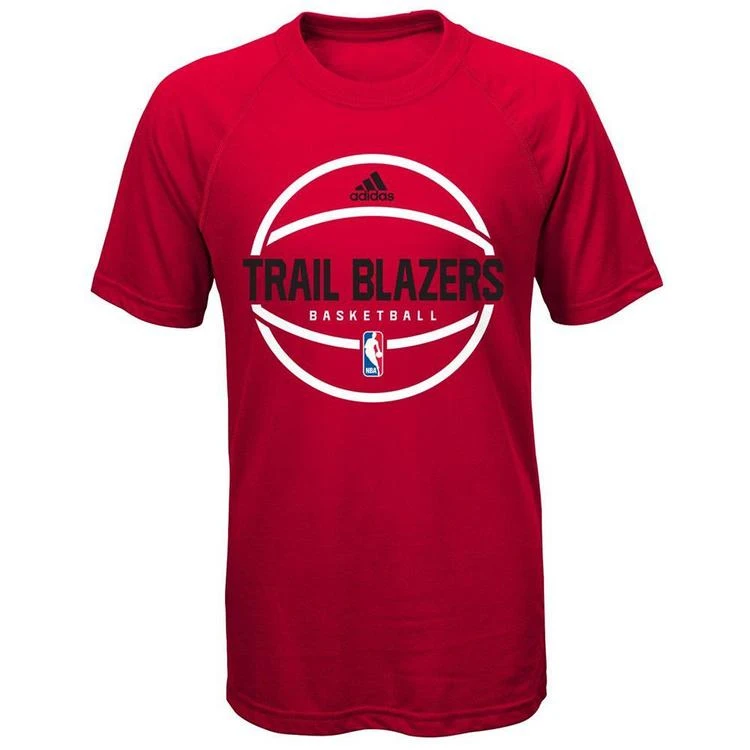 商品Adidas|Portland Trail Blazers Practice Wear Ultimate T-Shirt, Big Boys (8-20),价格¥94,第1张图片