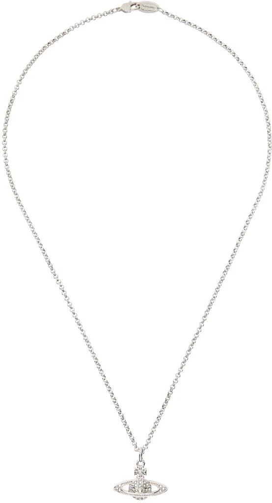 商品Vivienne Westwood|Silver Mini Bas Relief Pendant Necklace,价格¥1436,第1张图片