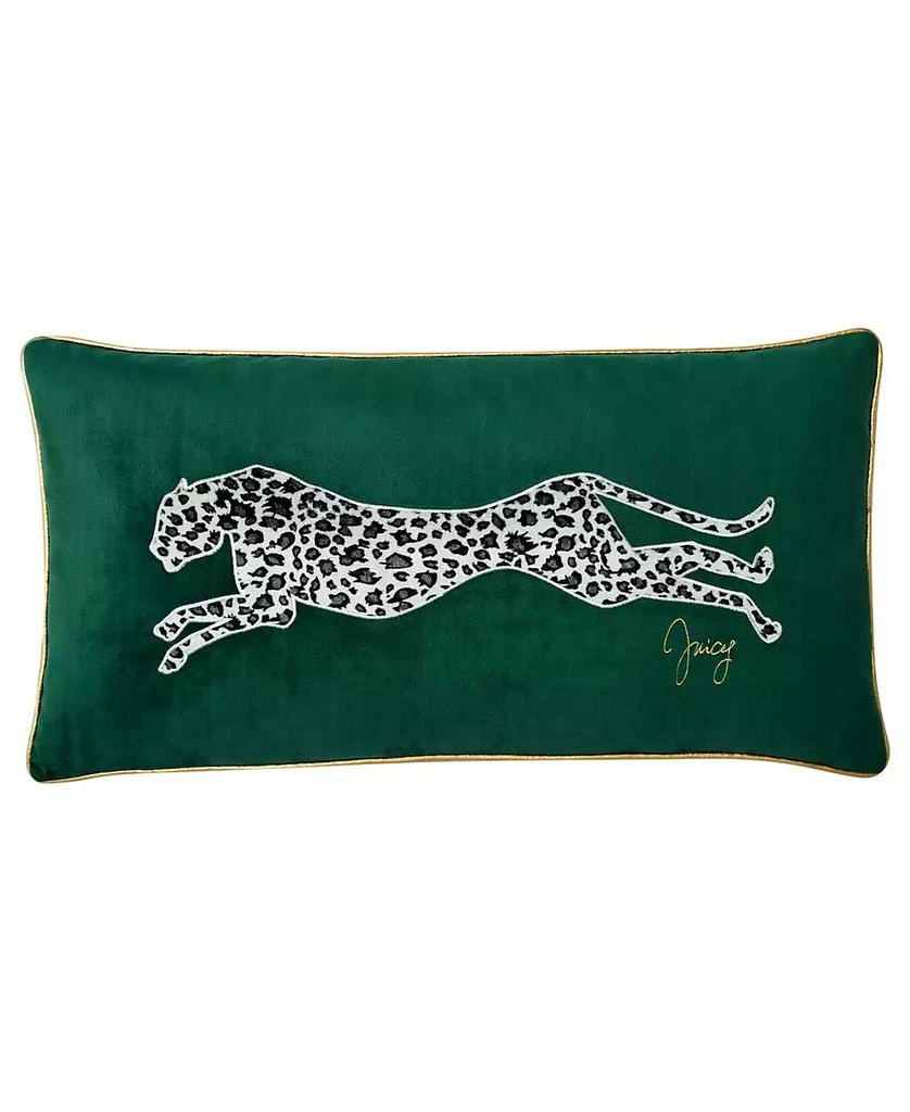 商品Juicy Couture|Velvet Cheetah Decorative Pillow, 14" x 24,价格¥246,第1张图片
