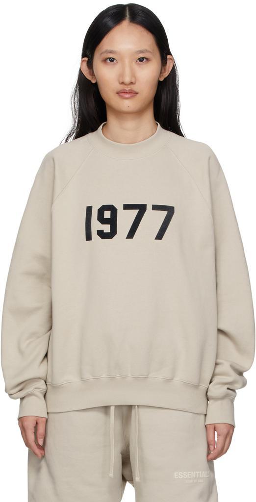 商品Essentials|Beige '1977' Sweatshirt,价格¥594,第1张图片