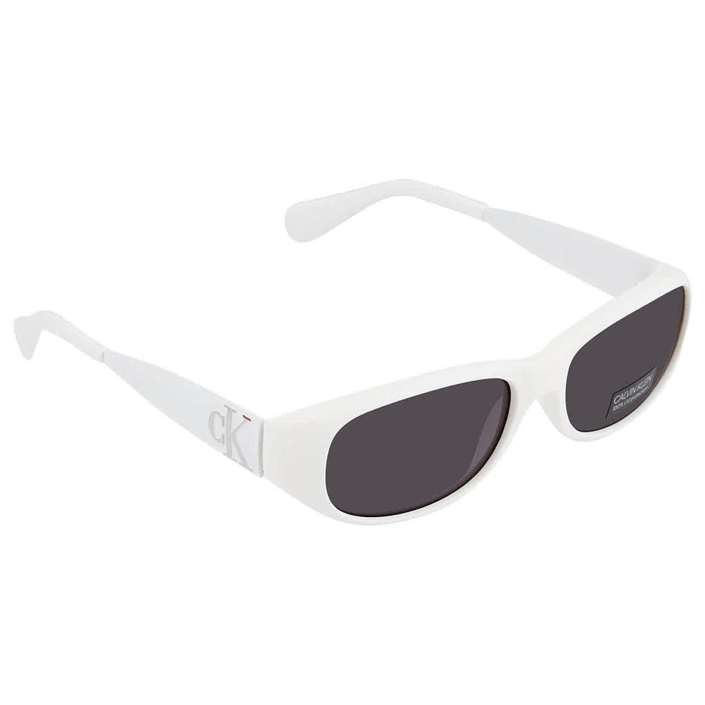 Grey Oval Unisex Sunglasses CK21516S 104 55商品第1张图片规格展示