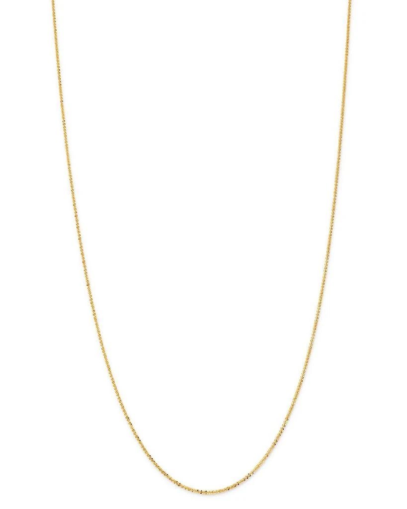 商品Bloomingdale's Fine Collection|Criss Cross Link Chain Necklace in 14K Yellow Gold, 1.25mm - Exclusive,价格¥3706,第1张图片