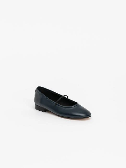 商品CHAUSSURE LAPIN|Etceta Maryjane Flats in Midnight Navy,价格¥1986,第2张图片详细描述