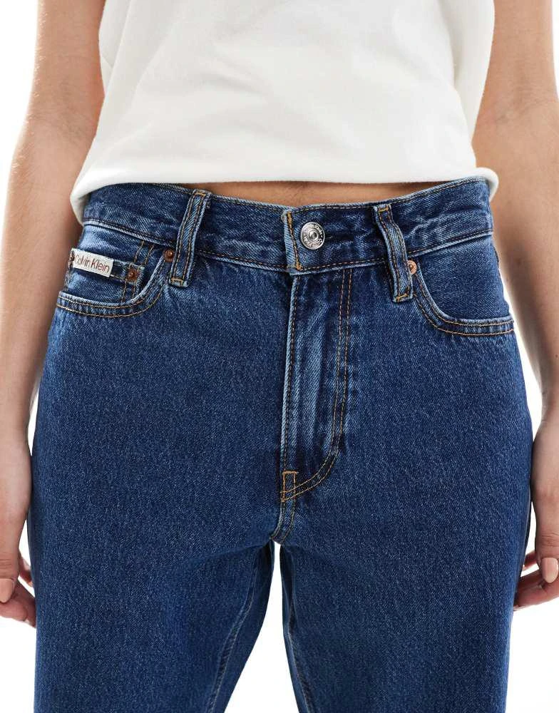 商品Calvin Klein|Calvin Klein Jeans 90's straight jeans in dark blue wash,价格¥505,第5张图片详细描述