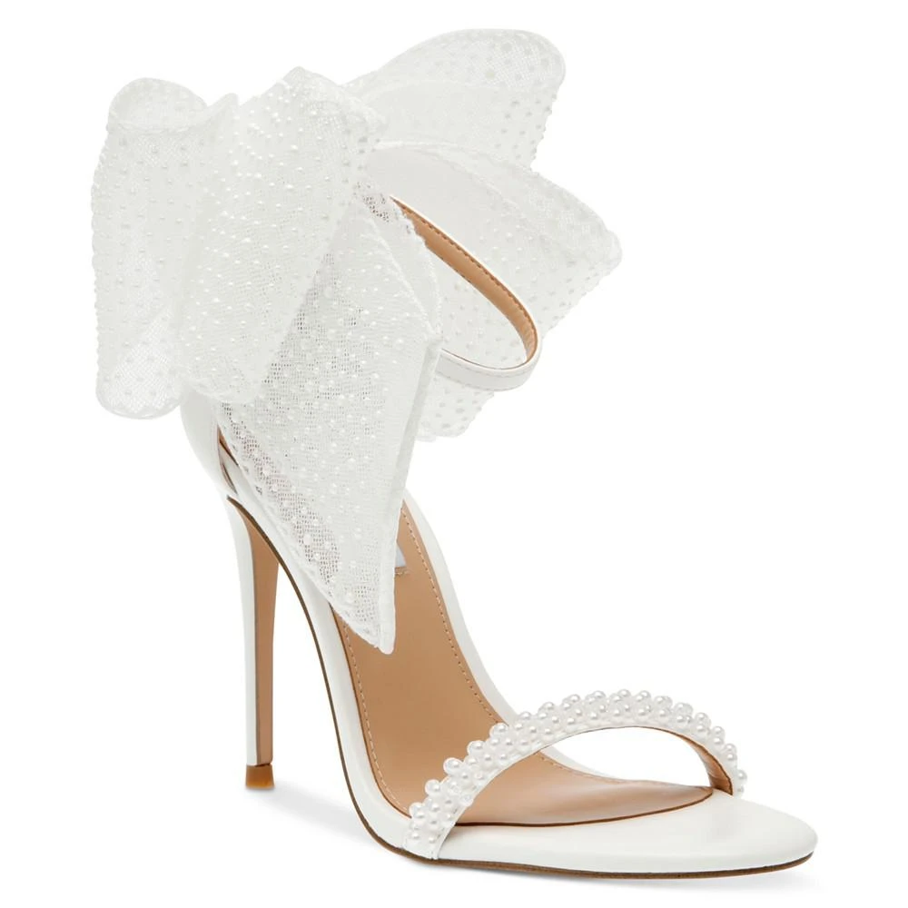 商品Steve Madden|Women's Benni Embellished Bow Dress Sandals,价格¥947,第1张图片